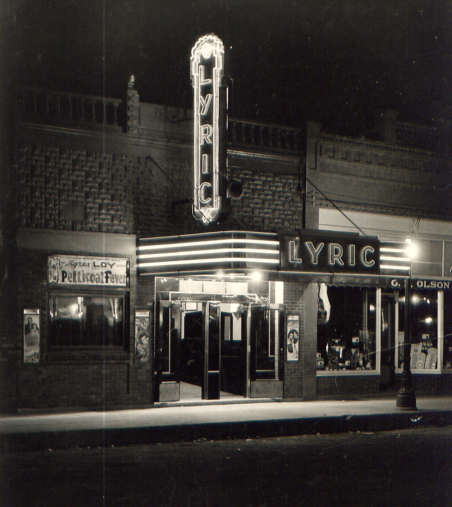 Lyric Theater; Park River, North Dakota Park river